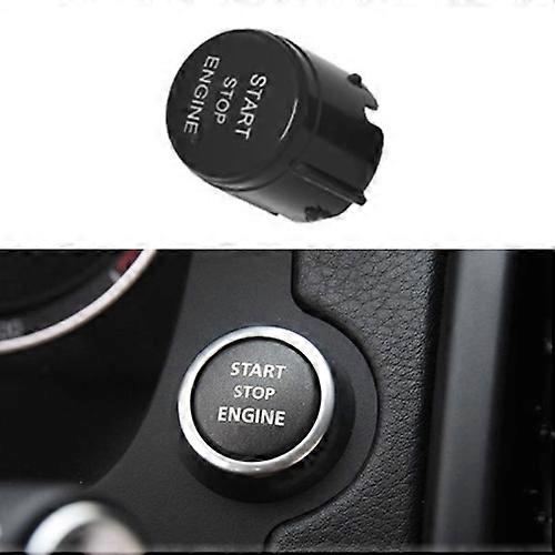 One-key Start Engine Stop Switch Button for Land Rover Freelander 2, Left Driving (Black)