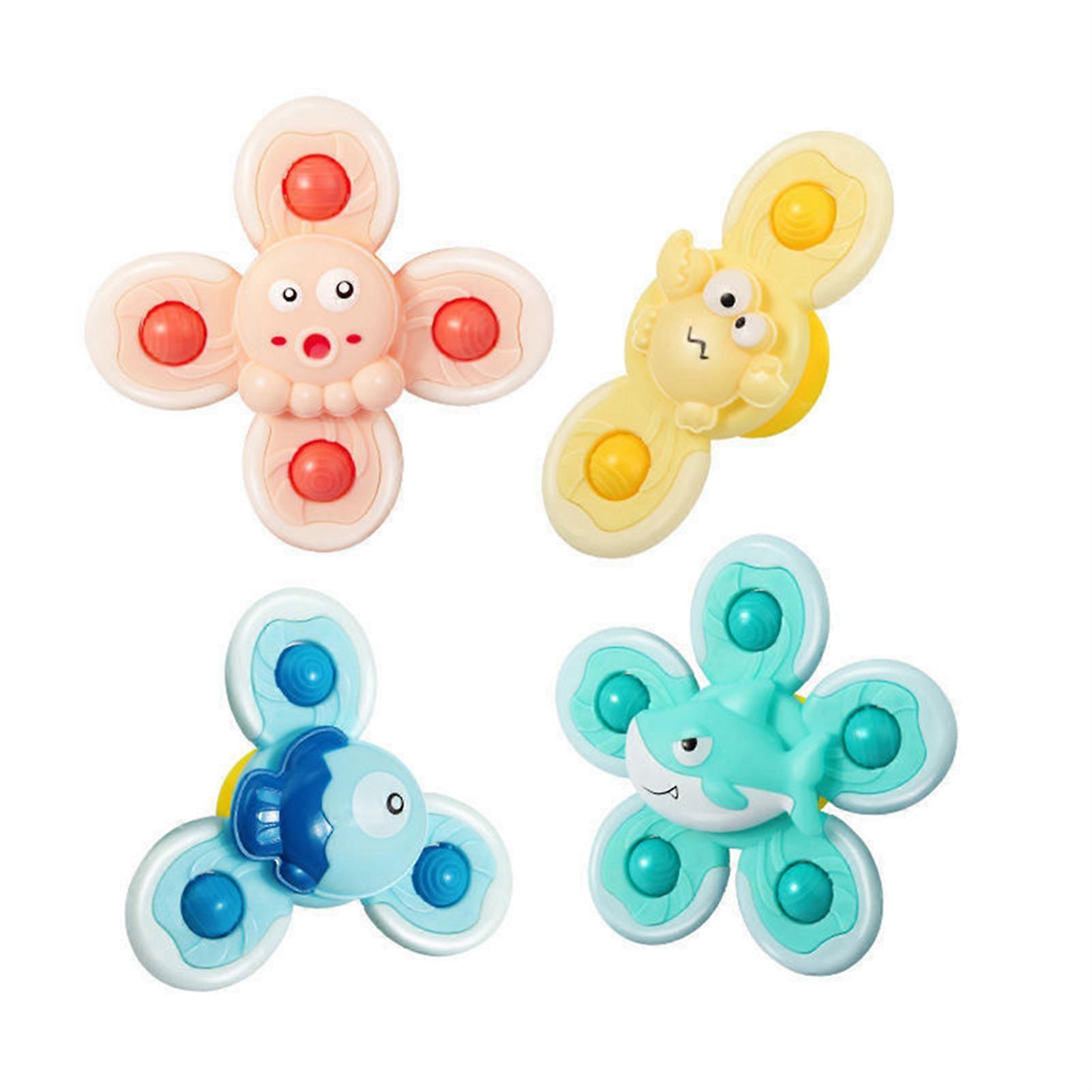 1pc μωρό βεντούζα Β Spinner κινούμενα σχέδια παιχνίδια Fidget κλώση θαλάσσια διασκέδαση ζώων