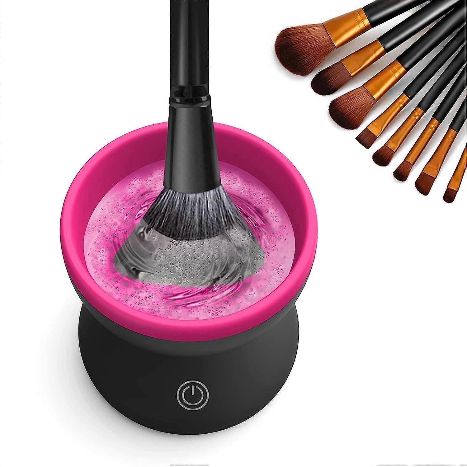 Makeup Brush Cleaner Machine,usb Automatic Spinner Cleaner, Pink