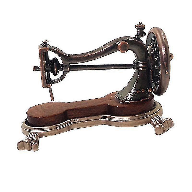1/12 Dollhouse Miniature Flowers Simulation Mini Hand Sewing Machine