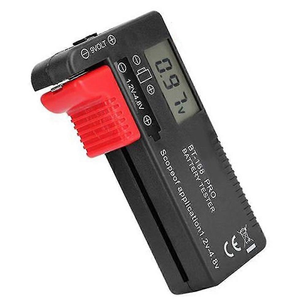 Bt-168 Pro Battery Capacity Tester Digital Battery Checker Plastic Portable Cell Tester For Aa 1.5v