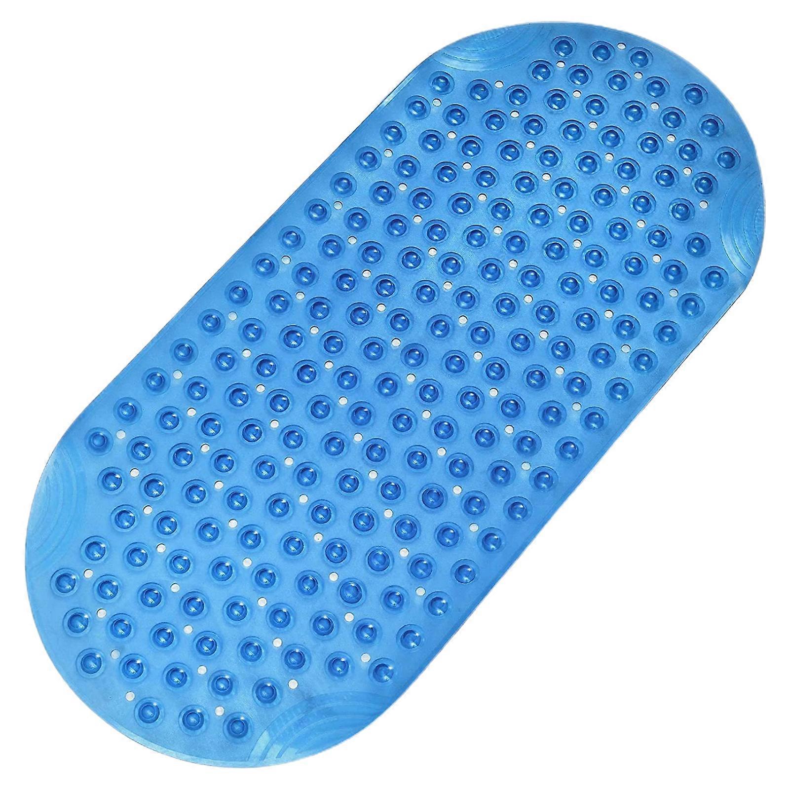 Anti-Slip PVC Bathtub Mat with Massage Texture Strong Suction Cups Odor-Free Fade-Resistant Easy to Clean Shower Foot Pad Mat Family Supply KAESI