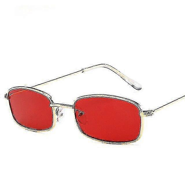 2022 New Small Rectangle Sunglasses Women Retro Brand Designer Red Sun Glasses Men Glasses Female Unisex Uv400 -dd
