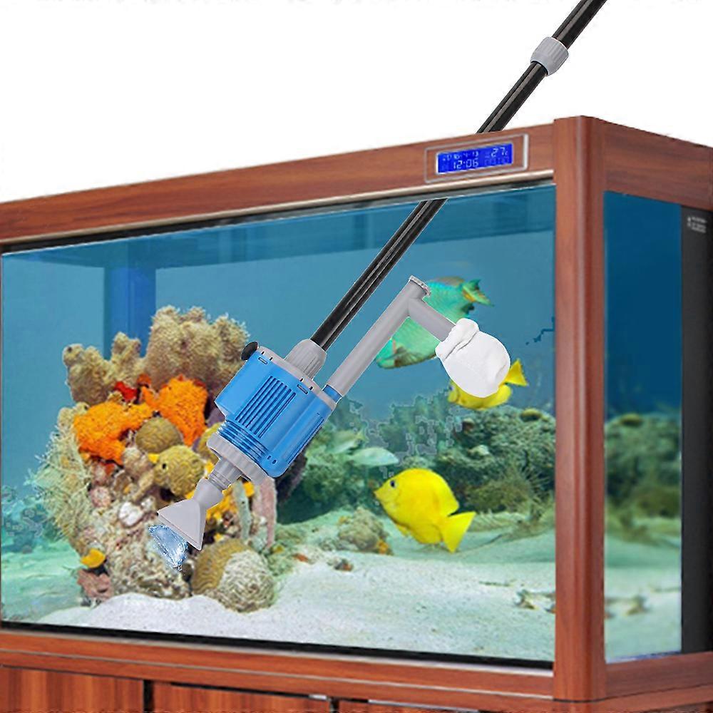フィルターポンプEUプラグ水族館アクセサリー電気水族館水槽水交換ポンプクリーニングツール28W砂利クリーナーサイフォン