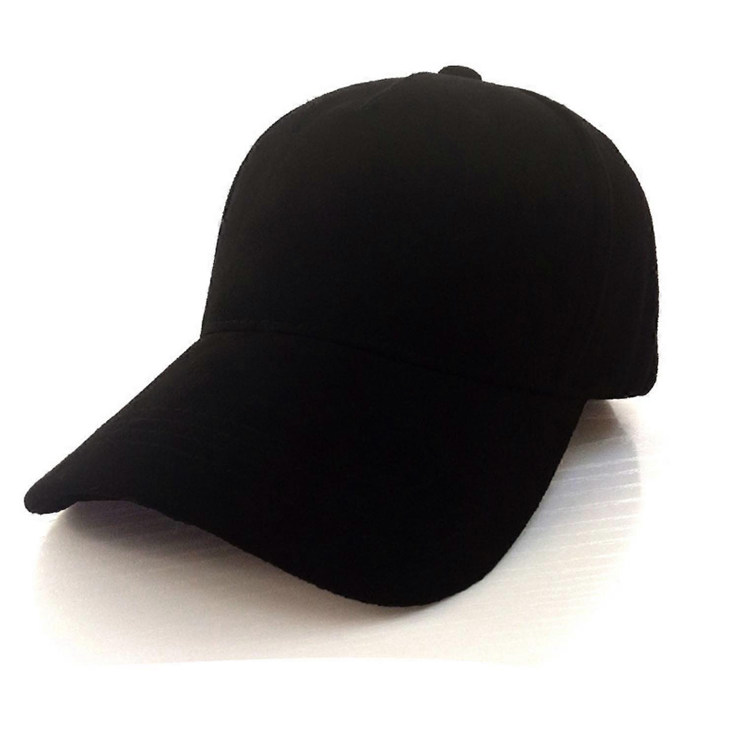 Black simple hat