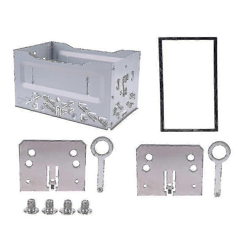 1pcs Universal 2 Din Car Van Stereo Radio Double Kits Tools Mp5 Player Radio Mounting Car Cage Panel Frame