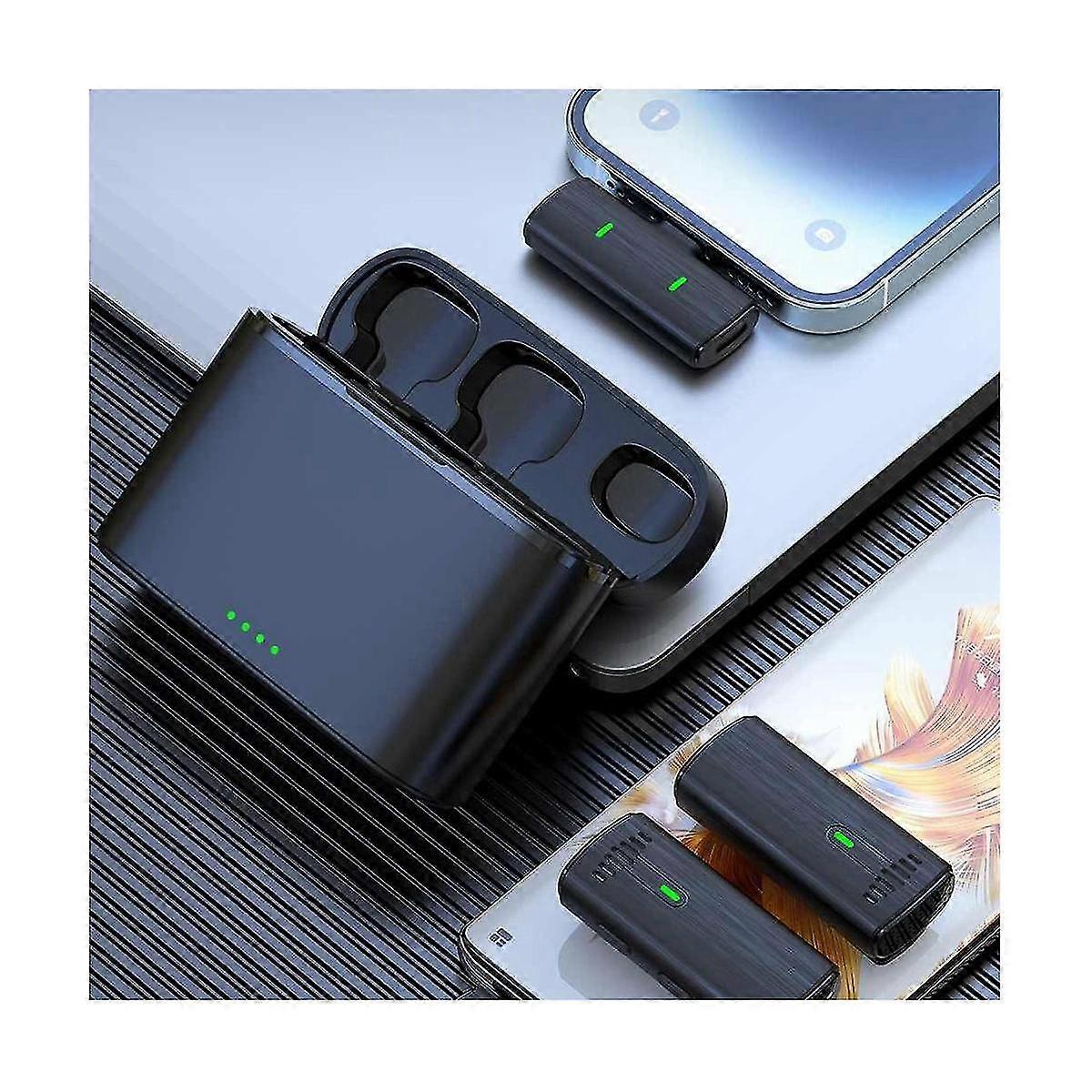 Wireless Lavalier Microphone Noise Canceling Automatic Pairing Microphone Wireless Microphone For A