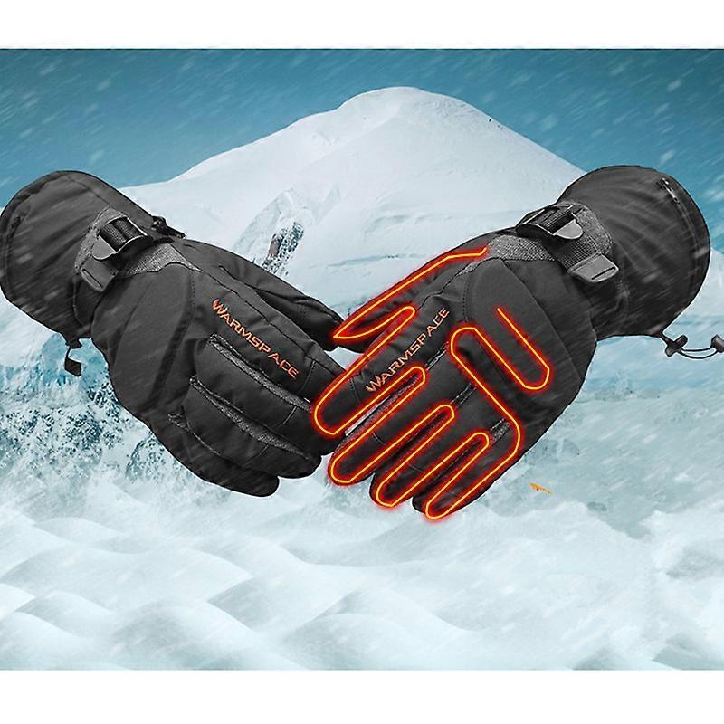 EVAGO USB Charging Winter intelligent temperature regulation heating gloves with hand back heating Touch screen gloves