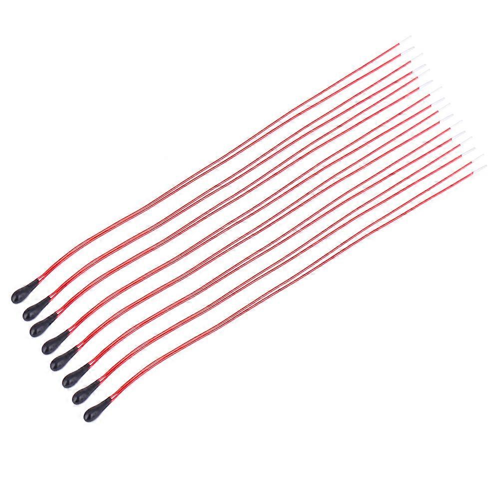 10pcs MF52B NTC Thermistor High Sensitivity with 60mm Enameled Wire10K