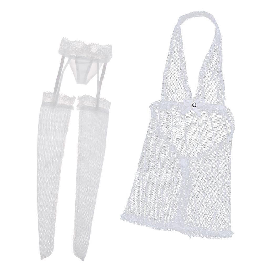 1: 6 دمية Accs حبال اللباس جوربات الرباط لجسم الشكل 12 بوصة