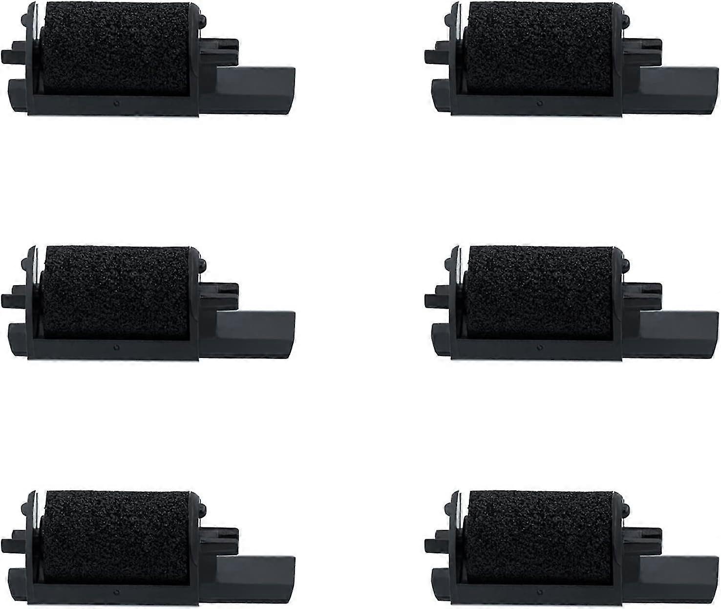 حقل الطابعة 6 حزمة الكربون الشريط بكرات الحبر بكرات الحبر ل IR - 40t حاسبة الطابعة - 6 قطع (IR40t أسود)