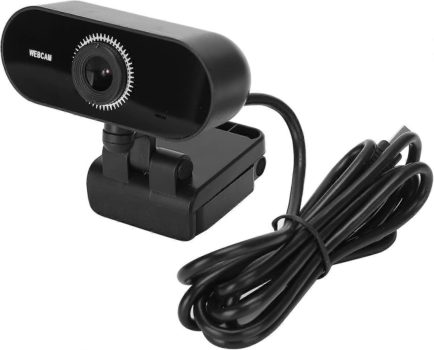 Computer High Definition Camera, USB Web Camera Adjustable Webcam with Mic for TV Desktop Laptop Office Video Conference Teacher Live Class