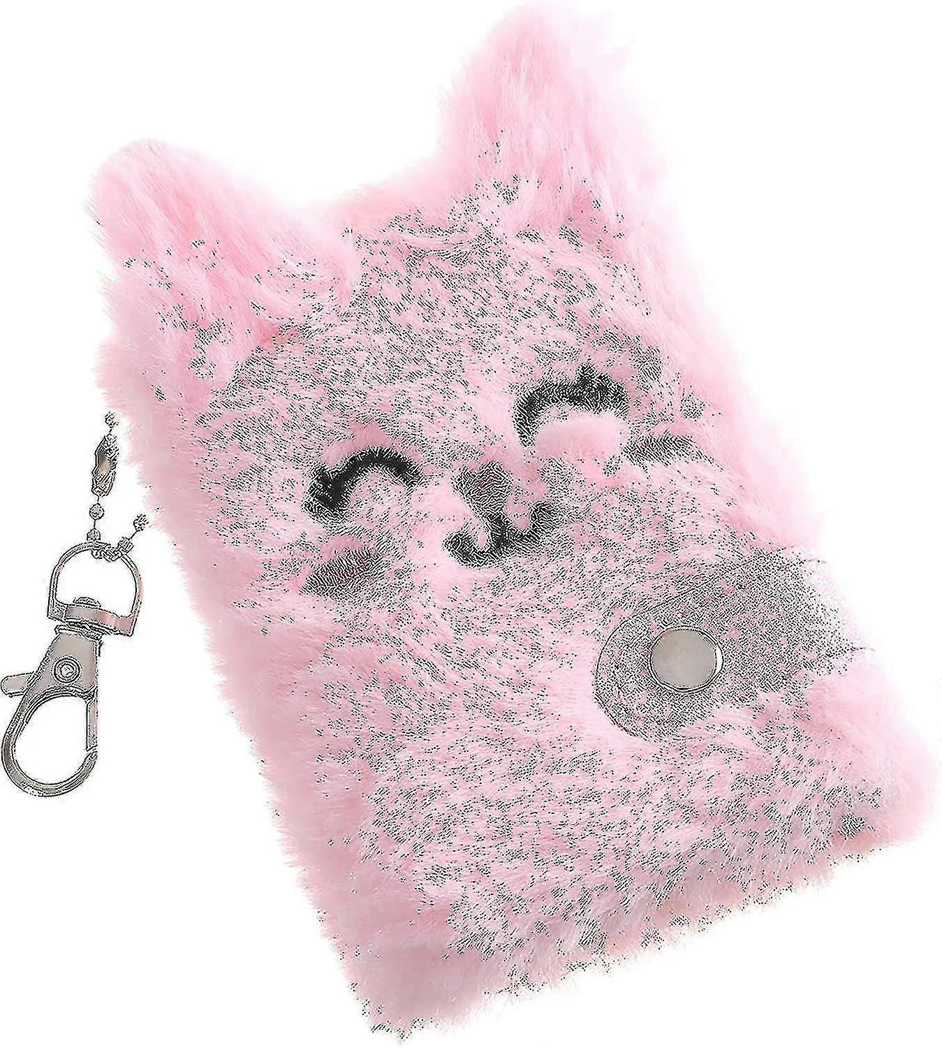 キーホルダー付きかわいいぬいぐるみミニポケットノート、子供ライティングドローイングパッドパーソナルジャーナル日記