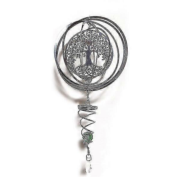 3d Életfa szélpörgető lógó bámuló labda spirál farok