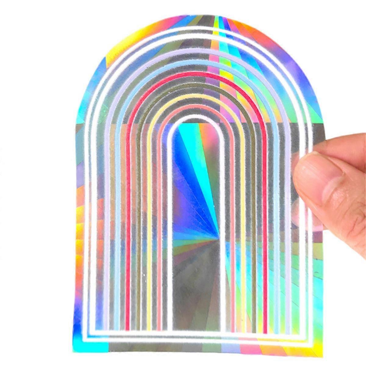 Window Decals, Rainbow Window Decals, Sun Protection Window Decals, Anti-Bird Window Decals D