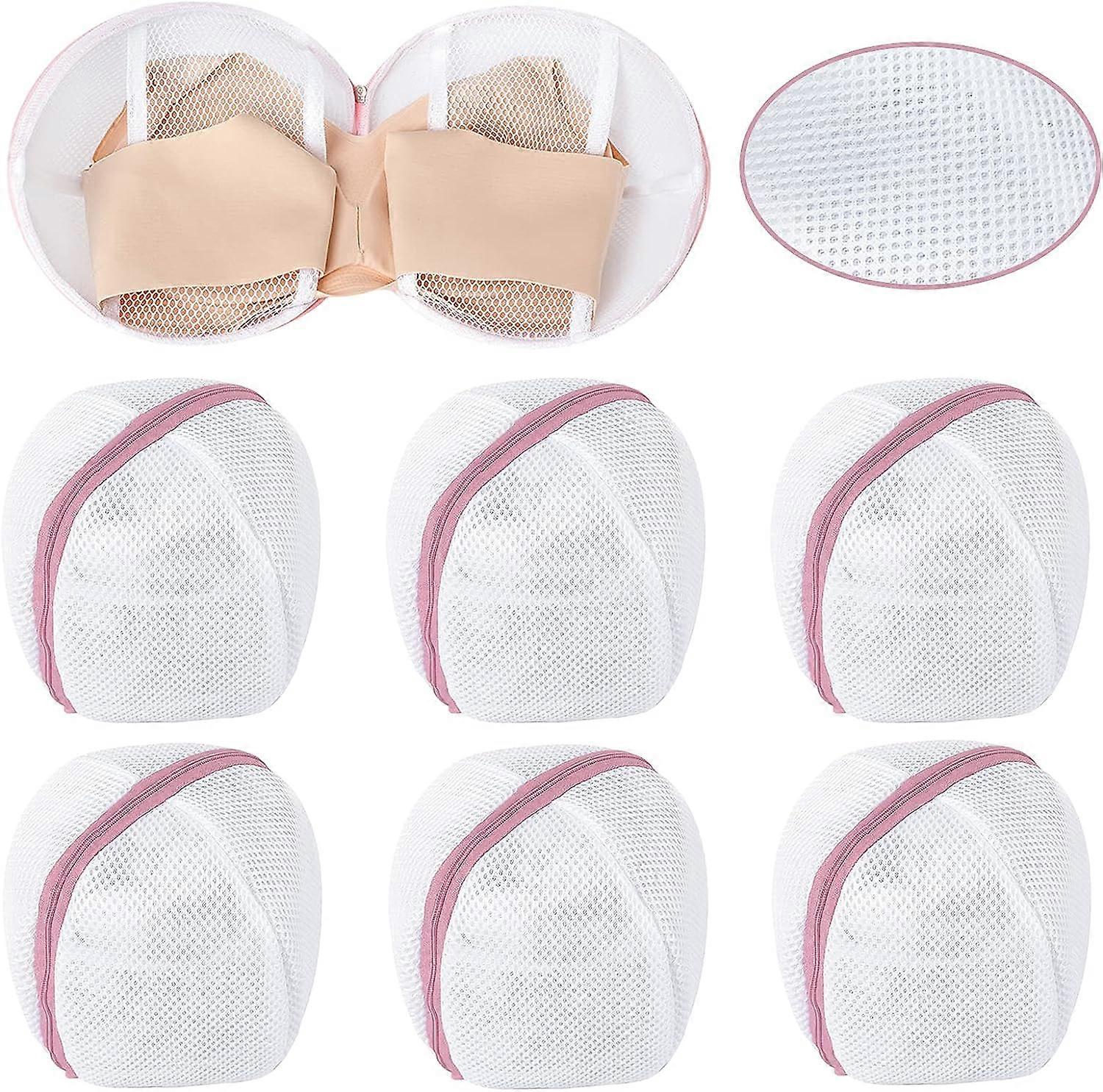 6 stk BH-vaskeposer, Mesh Vaskeposer, Eksklusive undertøysvaskeposer med glidelås for klesvask for kvinner Klesvask