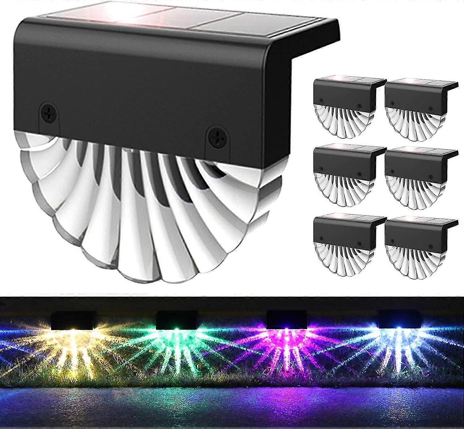 Treppenlicht Auengarten Innenhof Stufenzaun Wandleuchte Solar Rgb Farbe Led Acrylschale Warmwei 8Er Pack Google