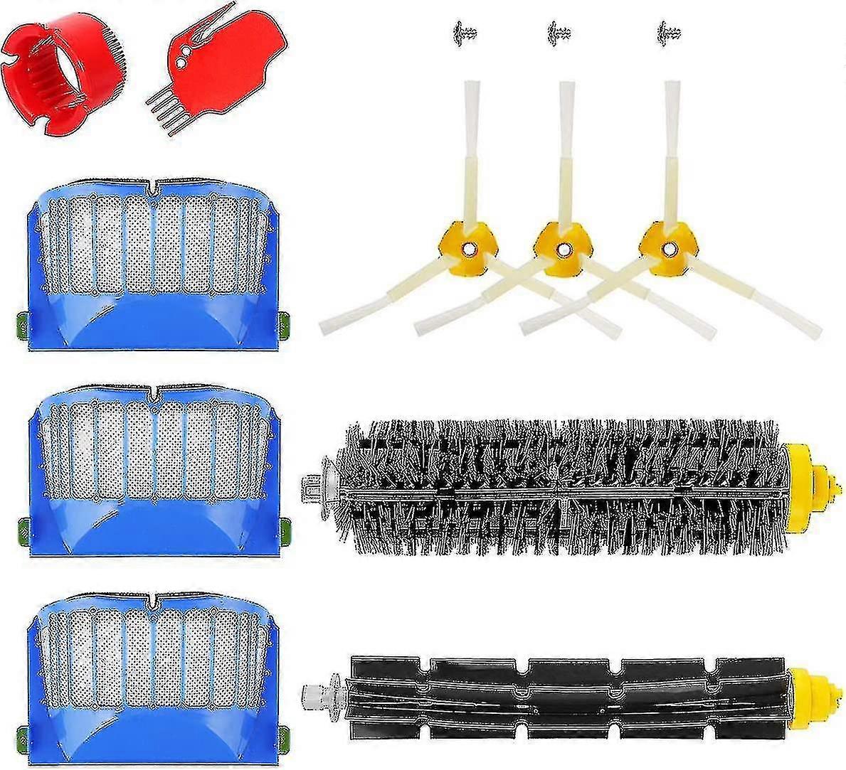 Lot De 10 Pices De Rechange Pour Roomba 600 Serie Kit D'entretien Pour 650 620 651 621 615 616 605