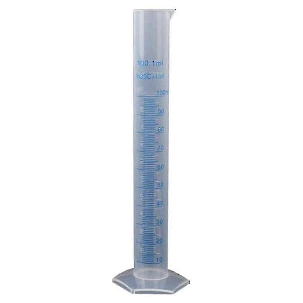 قياس اسطوانة البلاستيك تخرجت أنبوب أداة للمختبر (100ml)