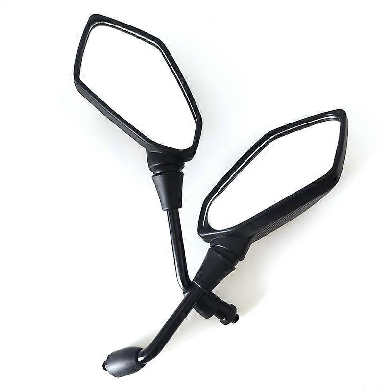2Pcs/Pair Motorcycle Mirror Scooter E-Bike Rearview Mirrors Electrombile Back Side Convex Mirror 8mm 10mm Carbon Fiber