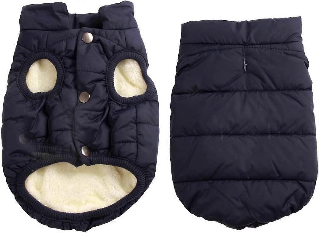 Dww-Windproof 2-layer dog coat with cotton lining for extra warmth and softness M