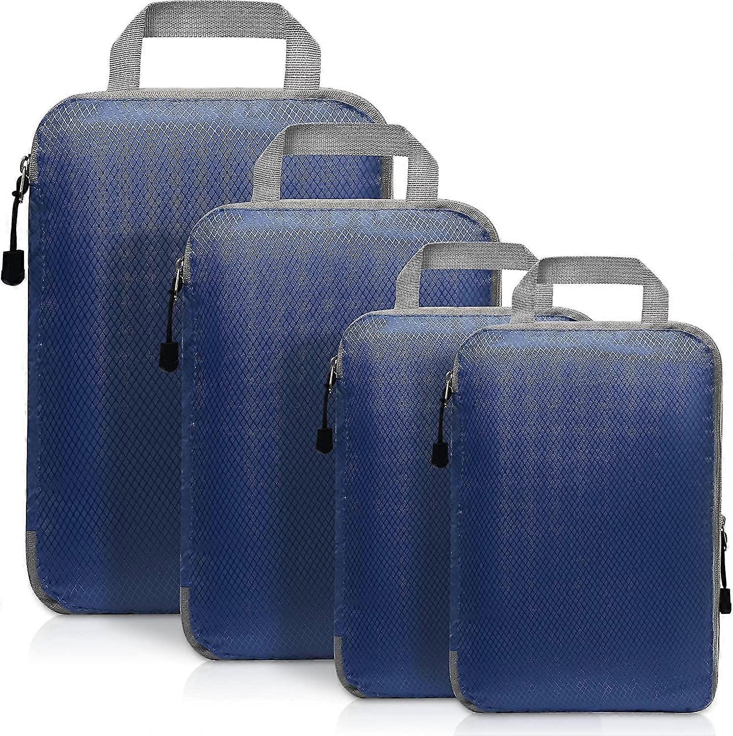 Compression Packing Cubes For Suitcases, Extensible Compression Cubes Suitcase Organiser (gray)