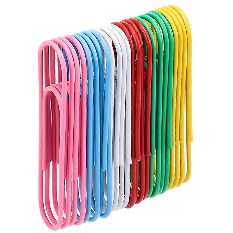 Pack of 30 4 Inch Extra Large Paper Clips 100mm Cute Paper Pins Multicolor Bookmarks, Office Supplies Accessories