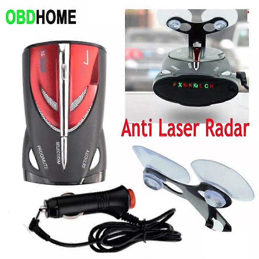 New 16-Band Cobra 9780 Vehicle-mounted Laser Anti Radar 360 Degree LCD Display Digital Auto Electronics Dog Laser Radar Detector