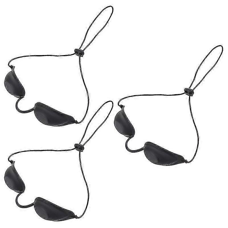 Black Eye Mask 3pcs Multi-function Uv Ir Led Eye Shield