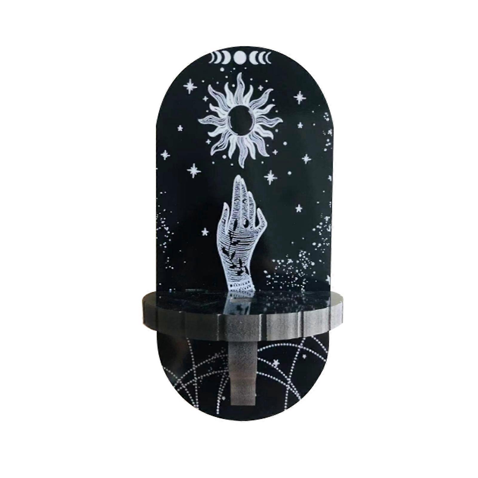 Small Crystal Display Shelf Home Magical Boho Hand Shelf Household Storage Rack