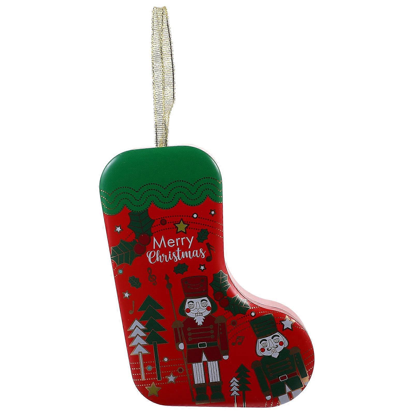 Candy csomagoló doboz Cookie ón doboz Candy Box karácsonyi keksz csemege doboz zsinórral