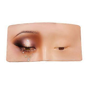 Face Eyes Makeup Mannequin Silicone Practicing Board Perfect Aid To Practice Makeup For Beginner