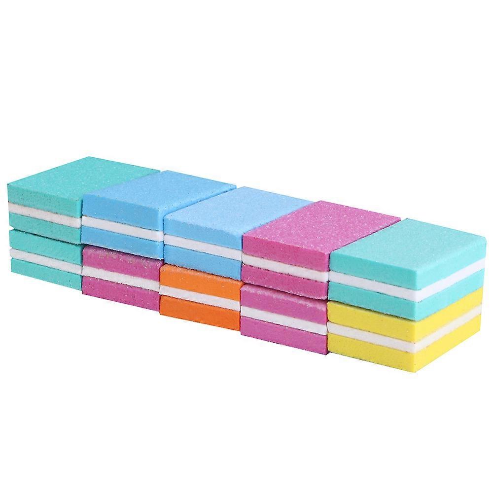 10 Pcs Manicure Pedicure Set Nail Sanding Buffer Toenail File Nail Files Buffers Buffing Sanding Block Nail File Set