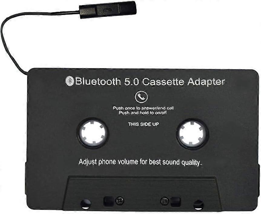 Adattatore per cassette per auto Bluetooth - Lettore musicale wireless con risposta telefonica