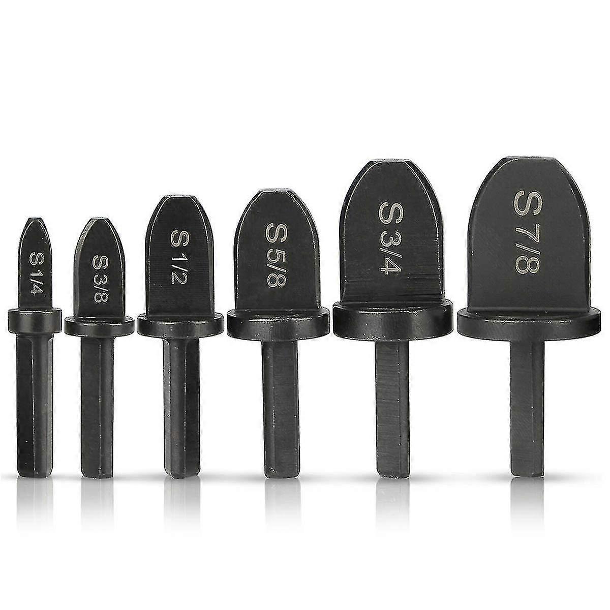6pcs Copper Pipe Crimping Tool Drill Bit Set