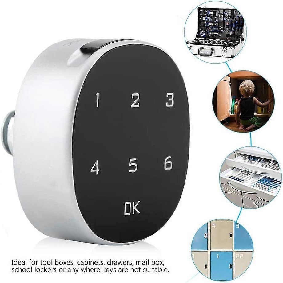 Code Lock Digital Zinc Alloy Code Combination Electronic Code Lock Cam Cabinet Locker Convenient Pas