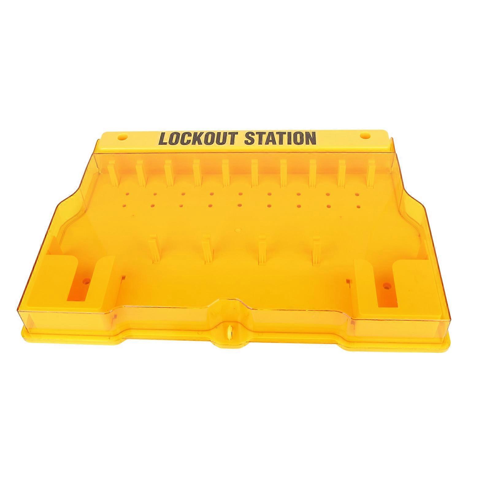 Robust Lockout Tagout Station with Cover | Secure, Durable, Large Capacity Storage