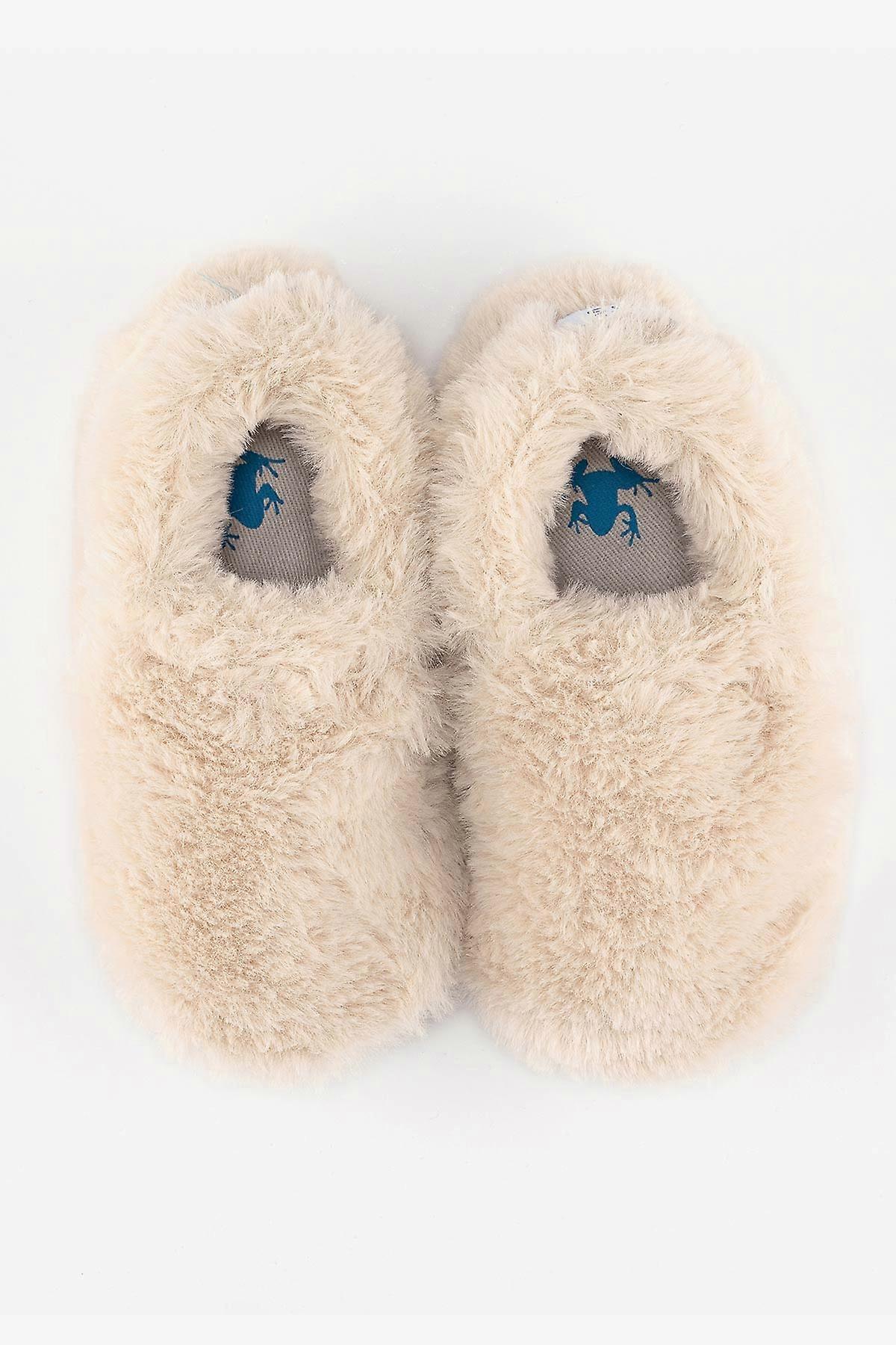 Furry Furry Off-White Furry Barefoot Smart Booties