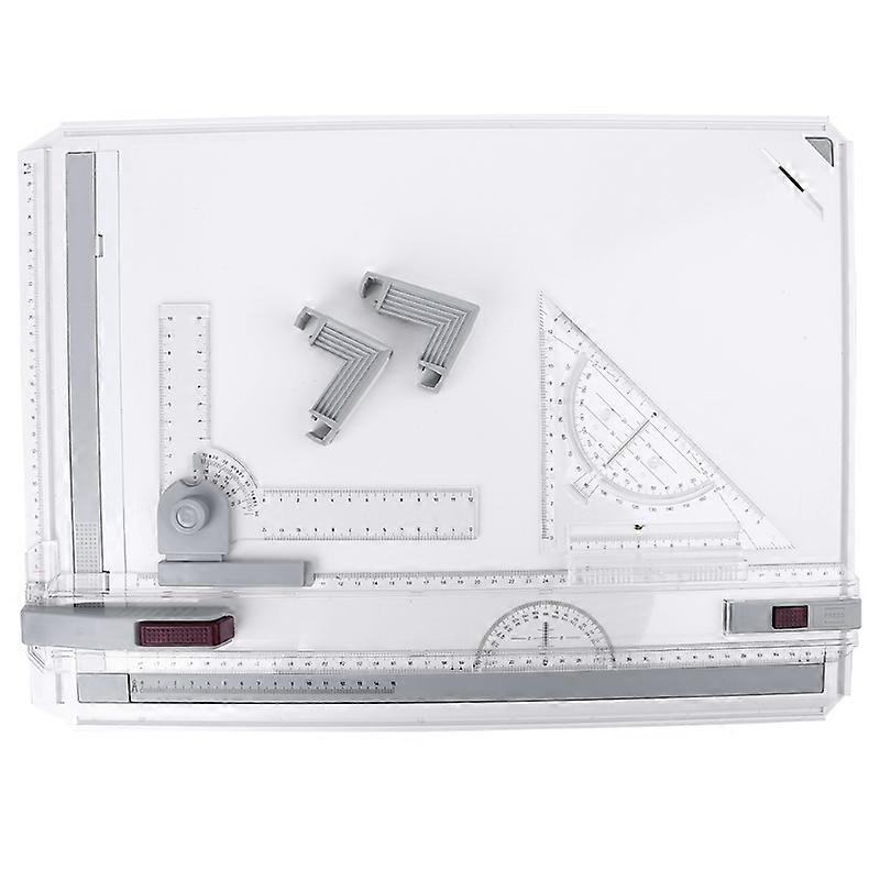 Drawing Board Adjustable Parallel With Rule Graphics Angle Measurement 37x51cm