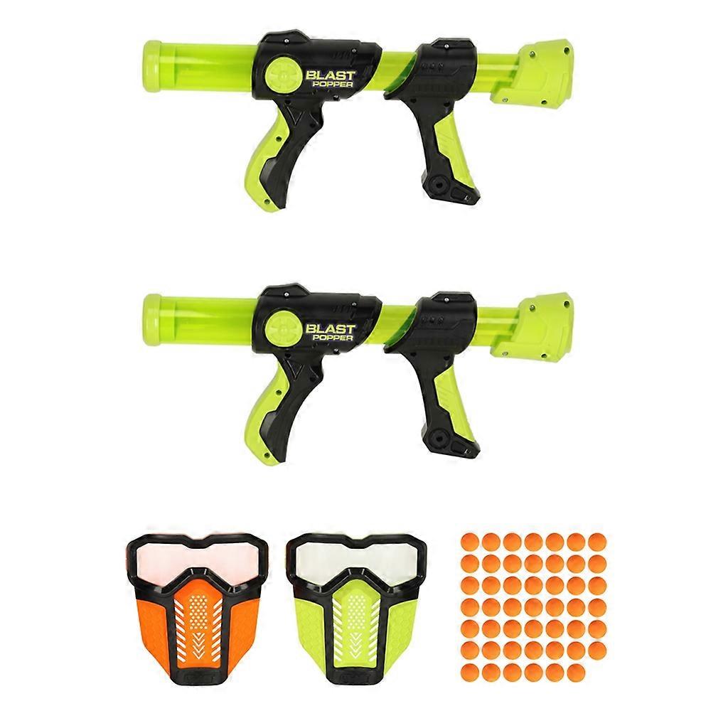 Shotgun with protective mask set