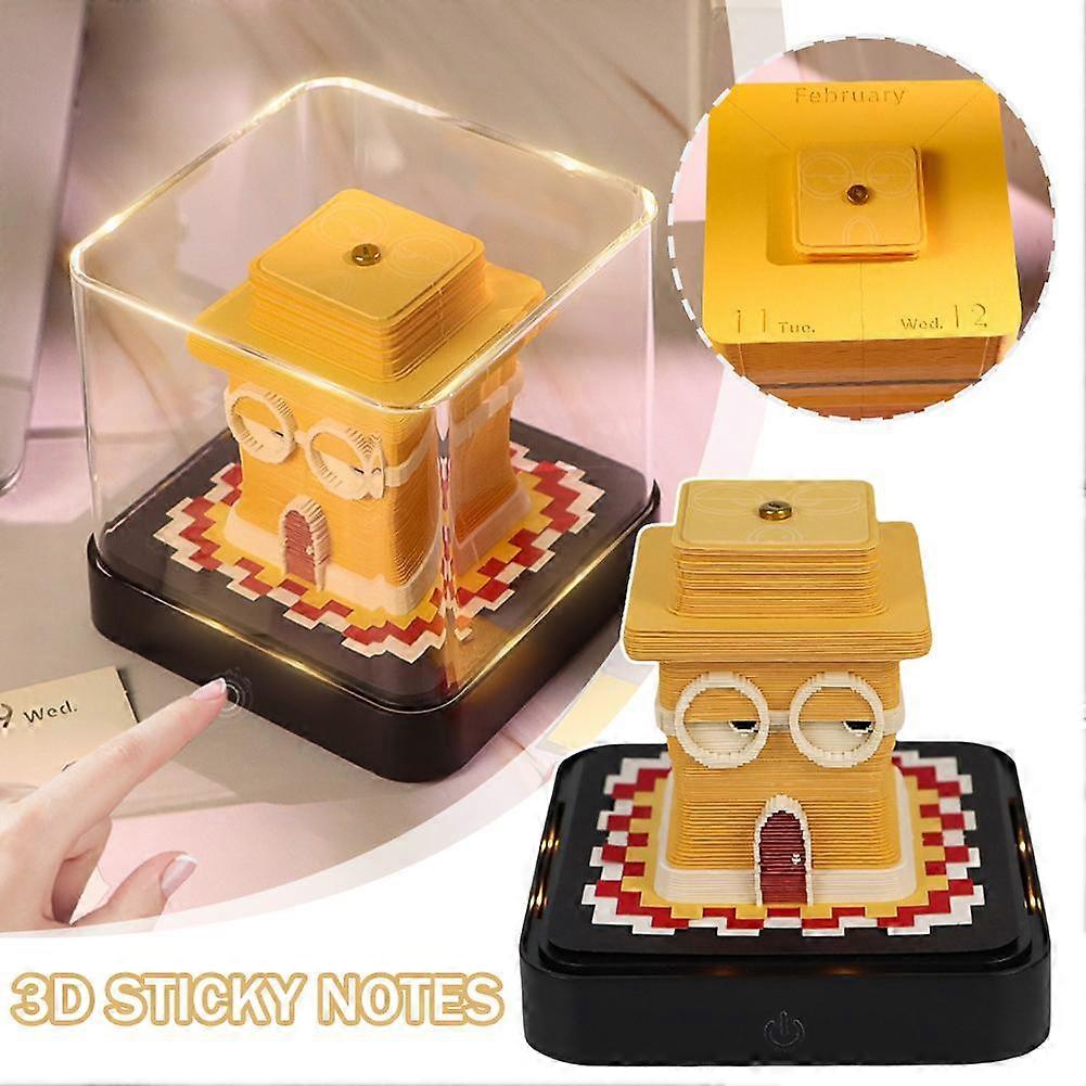 3D Panoramic Paper Carving Calendar 2025 Memo Paper Creative Gifts