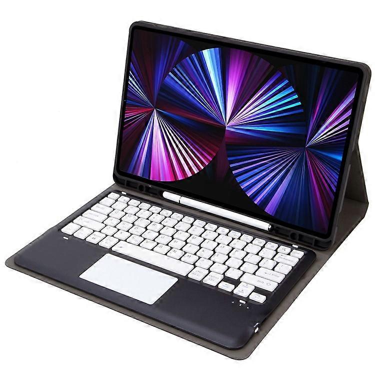 T12B-A Compatible For iPad Pro 12.9-inch (2018)/(2020)/(2021) Detachable Bluetooth Keyboard Case with TouchPad Anti-drop Protectiv