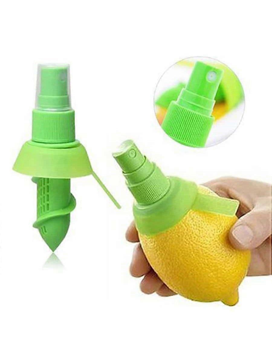 1pc, Mini Fruit Juicer Sprayer, Manual Fruit Juicer With Sprayer, Green Plastic Lemon Juicer, Manual Orange Juicer, Orange Sprayer, Creative Lemon Jui