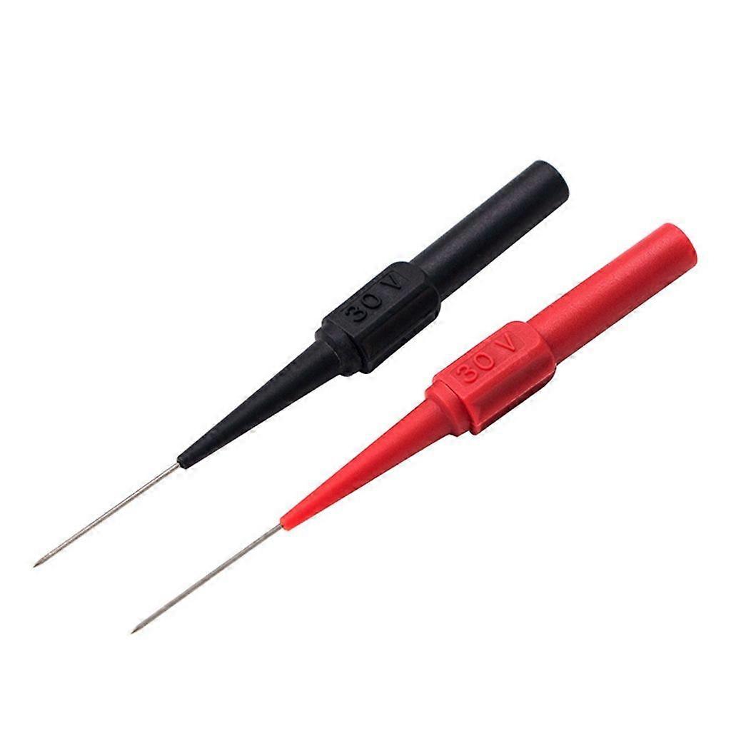 Multimeter Test Probe Back Probes Insulation Piercing Needle 0.7mm 2/10Pcs