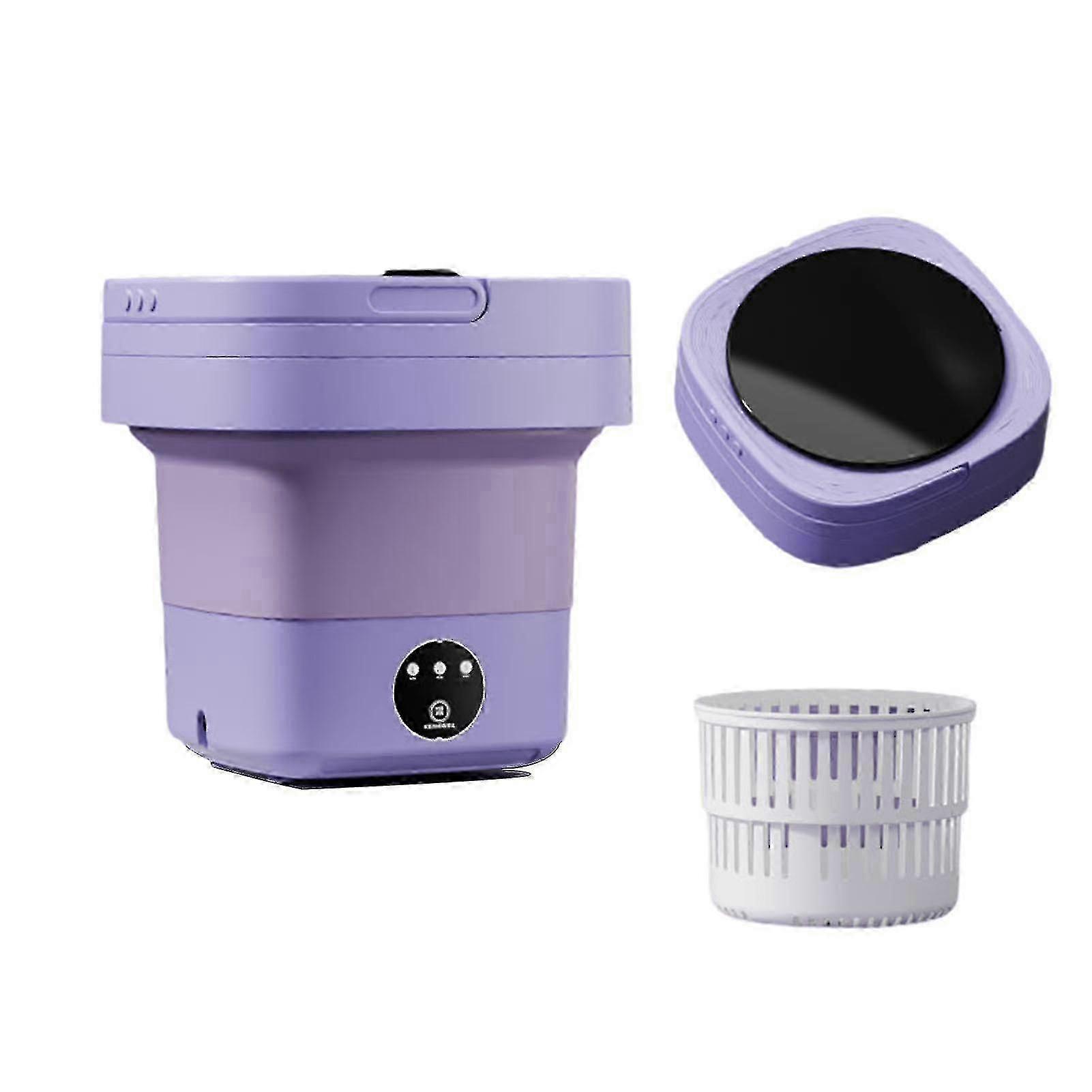 6.5l Foldable Washing Machine Low Noise Electric Laundry Machine For Bathroom