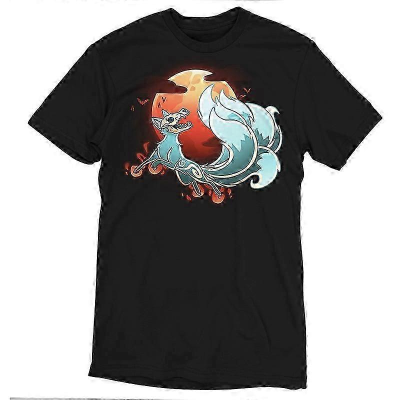 Grim Kitsune póló Retro design