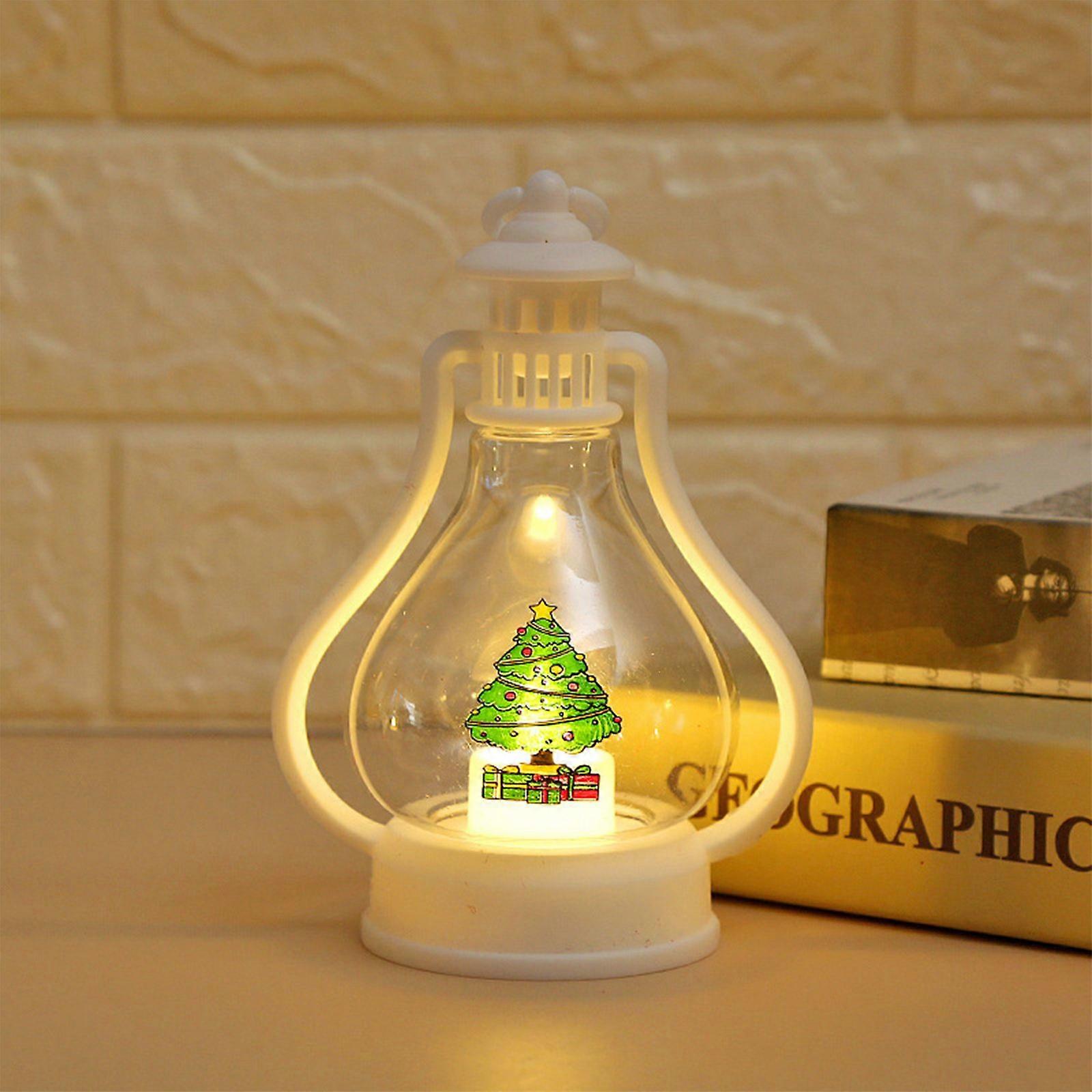Xmas Tree Pendant Christmas LED Lantern Window Ornament Exquisite Practical Led Light
