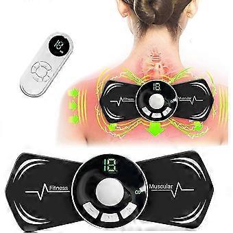 Neck Massager, lymfatisk drenering Massager, Ems Tilbake Massøren For Back Pain Relief Portable Mini Massager