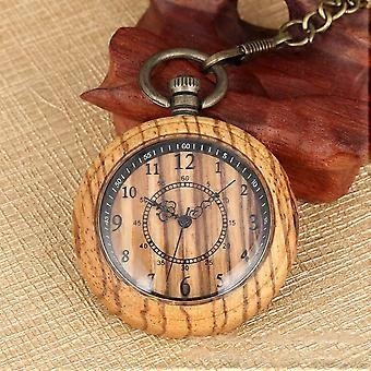 Orologio Da Tasca Al Quarzo Con Incisione 'Il Più Grande Padre' - Regalo Per Papà, Nonno - Con Catena E Sacchetto Di Velluto - 2