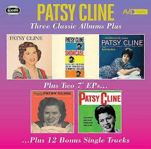 Patsy Cline Three Classic Albums Plus CD 2 discs (2018) NEW